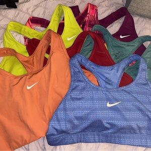 Nike sports bras (lot of 7)